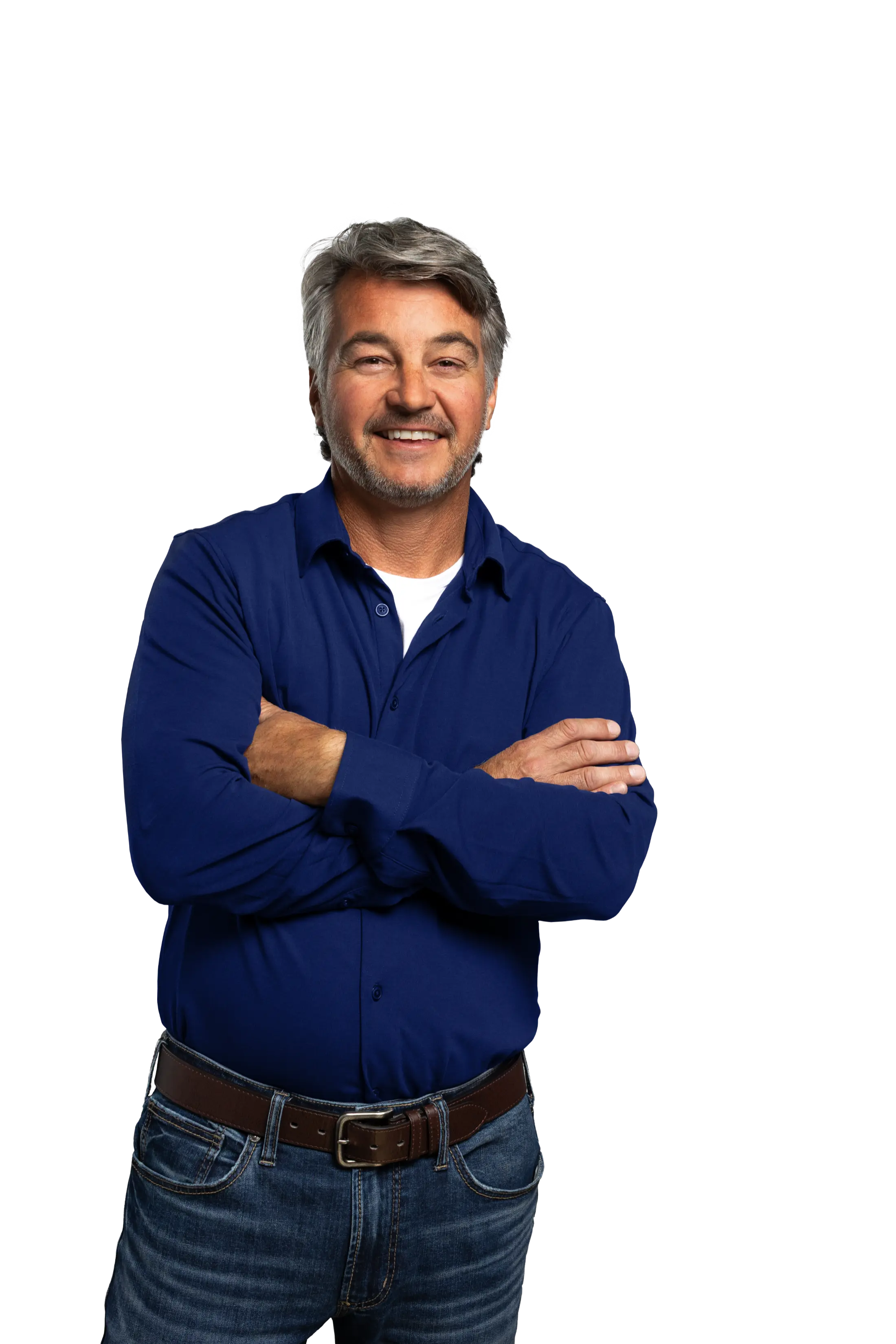 Photograph of co-owner Jamie Blouin, smiling for the camera.